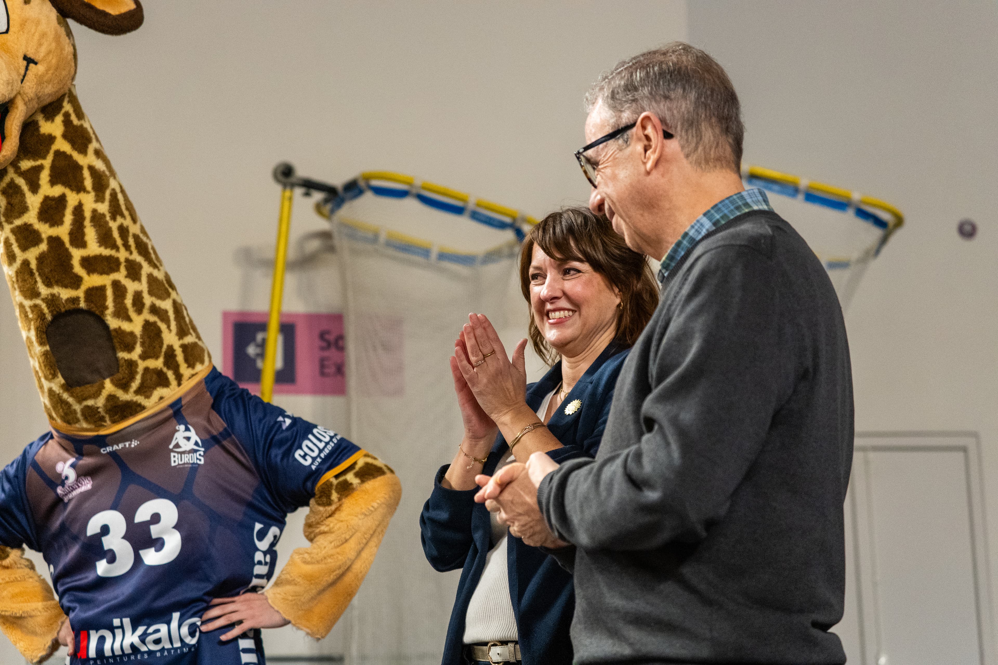 Septieme match à domicile des Burdis contre Levallois
